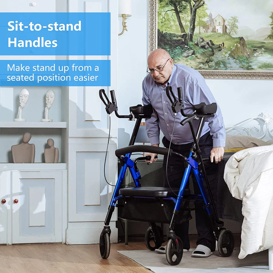 What’s the Best Rollator for Tall or Heavy Users?